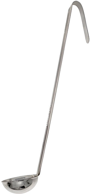 Omcan - 12 Oz One-Piece Stainless Steel Ladle, Pack of 25 - 80759