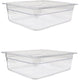 Omcan - 1/2 Size 4" Deep Clear Food Pan, Pack of 10 - 80055