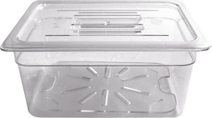 Omcan - 1/2 Size 6" Deep Clear Food Pan, Pack of 10 - 80064