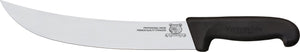 Omcan - 12” Victoria USA Steak Knife with Black Super Fiber Handle, Pack of 4 - 12866