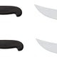 Omcan - 12” Victoria USA Steak Knife with Black Super Fiber Handle, Pack of 4 - 12866