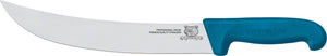 Omcan - 12” Victoria USA Steak Knife with Blue Super Fiber Handle, Pack of 4 - 23886