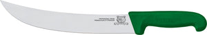 Omcan - 12” Victoria USA Steak Knife with Green Super Fiber Handle, Pack of 4 - 23887