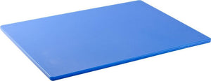 Omcan - 12" x 18" Blue Rigid Cutting Board, Pack of 15 - 41197