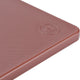 Omcan - 12" x 18" Brown Rigid Cutting Board, Pack of 15 - 41199