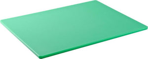 Omcan - 12" x 18" Green Rigid Cutting Board, Pack of 15 - 41198