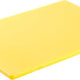 Omcan - 12" x 18" Yellow Rigid Cutting Board, Pack of 15 - 41201