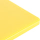 Omcan - 12" x 18" Yellow Rigid Cutting Board, Pack of 15 - 41201