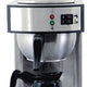 Omcan - 120V, 2.2 L Tank Capacity Stainless Steel Coffee Maker with 2 Glass Decanter - CM-CN-0002-D