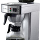 Omcan - 120V, 2.2 L Tank Capacity Stainless Steel Coffee Maker with 2 Glass Decanter - CM-CN-0002-D