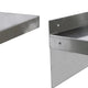 Omcan - 12.75” x 24” Stainless Steel Wall Shelf, Pack of 2 - 22108