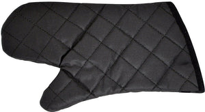 Omcan - 13" Charcoal Black Flame Resistant Oven Mitt, Pack of 40 - 46344