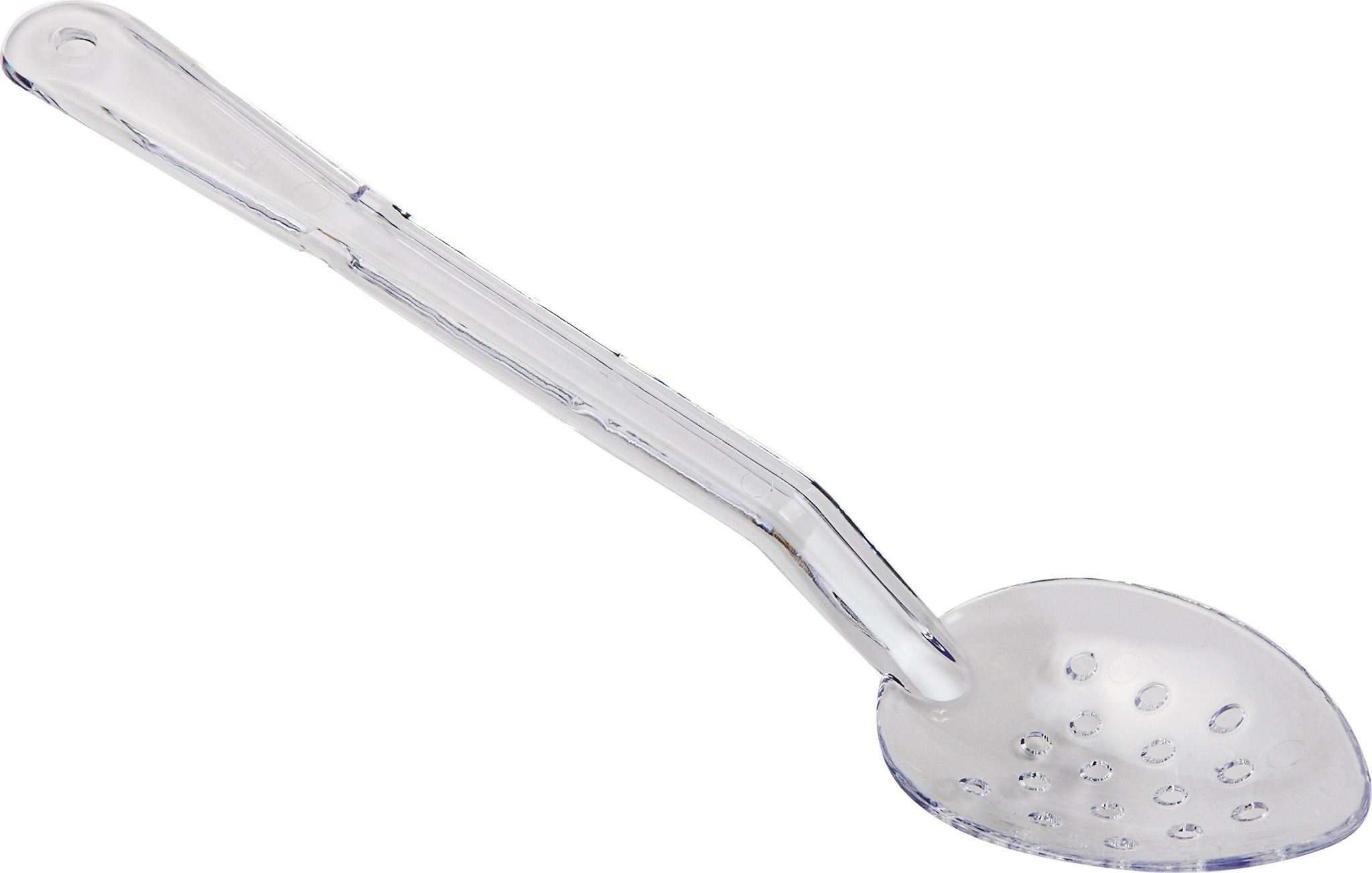 Omcan - 13" Clear Perforated Serving Spoon, Pack of 100 - 85095