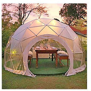 Omcan - 13 Ft Restaurant Patio Dining Geodesic Dome Tent - 46751