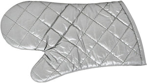 Omcan - 13" Silver Coated Heat Resistant Oven Mitt, Pack of 60 - 46341