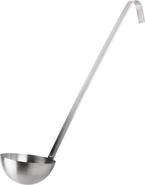 Omcan - 14" (12 oz - 360 ml) Two Piece Stainless Steel Ladle, Pack of 50 - 80412