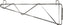 Omcan - 14” Wall Bracket For Chrome Shelving, Pack of 15 - 24249