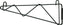 Omcan - 14” Wall Bracket For Epoxy Shelving, Pack of 15 - 24252