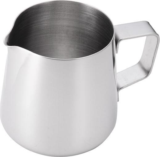 Omcan - 14 oz Stainless Steel Frothing Jug/Pitcher (414 ml), Pack of 20 - 80032