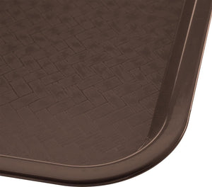 Omcan - 14" x 18" Brown Food Tray (356 mm x 457 mm), Pack of 25 - 80100