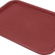 Omcan - 14" x 18" Burgundy Food Tray (356 mm x 457 mm), Pack of 25 - 80106