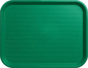 Omcan - 14" x 18" Green Food Tray (356 mm x 457 mm), Pack of 25 - 80102