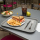 Omcan - 14" x 18" Grey Food Tray (356 mm x 457 mm), Pack of 25 - 80101