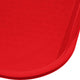 Omcan - 14" x 18" Red Food Tray (356 mm x 457 mm), Pack of 25 - 80105