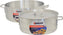 Omcan - 15 QT Commerical Grade Aluminum Brazier Pan, Pack of 2 - 80474