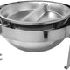 Omcan - 15" Round Chafer Divided Food Pan for 80527, Pack of 5 - 81016