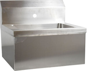 Omcan - 15.25"x 17" x 13" Fabricated Stainless Steel Hand Sink For Knee Valve - 46583