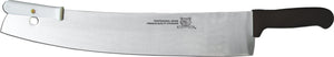 Omcan - 16" Pizza Knife with Black Double Handle, Pack of 4 - 11519