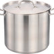 Omcan - 16 QT Stainless Steel Stock Pot with Cover, Pack of 2 - 80439