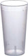 Omcan - 16 oz Clear Pebbled Tumbler (473 ml), Pack of 200 - 80344