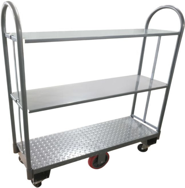 Omcan - 16″ x 48″ All Gray Utility Cart - 44680