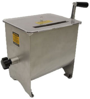 Omcan - 17 Lbs Stainless Steel Manual Non-Tilting Meat Mixer - MM-CN-0020