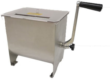 Omcan - 17 Lbs Stainless Steel Manual Non-Tilting Meat Mixer - MM-CN-0020