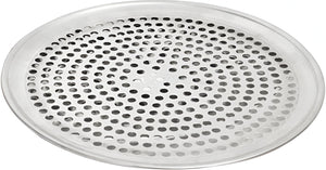 Omcan - 18" Aluminium Perforated Pizza Pan, Pack of 10 - 44427