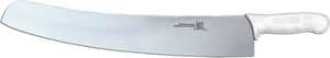 Omcan - 18" Pizza Knife with White DR Handle, Pack of 4 - 31355