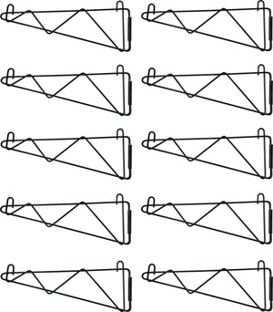 Omcan - 18” Wall Bracket For Epoxy Shelving, Pack of 10 - 24253