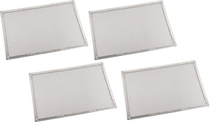 Omcan - 18" x 24" Heavy Duty Crimped Rectangular Pizza Screen, Pack of 4 - 13463