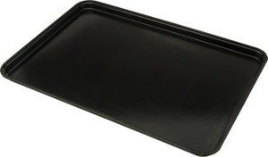 Omcan - 18” x 26” Black Meat & Bun Tray, Pack of 10 - 10109