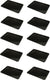 Omcan - 18” x 26” Black Meat & Bun Tray, Pack of 10 - 10109