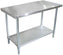 Omcan - 18″ x 60″ Stainless Steel Work Table with Galvanized Legs and Undershelf - 47722