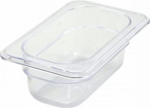 Omcan - 1/9 Size 2.5" Deep Clear Food Pan, Pack of 50 - 80043