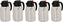 Omcan - 2 L Stainless Steel Double Wall Thermal Carafe, Pack of 5 - 40565