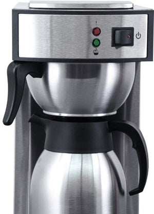 Omcan - 2 L Thermal Carafe Capacity Stainless Steel Coffee Maker - CM-CN-0002-T