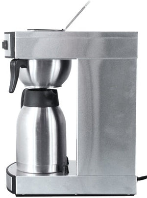 Omcan - 2 L Thermal Carafe Capacity Stainless Steel Coffee Maker - CM-CN-0002-T