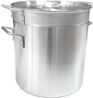 Omcan - 20 QT Aluminum Double Boiler with Perforated Inner Pot - 43441