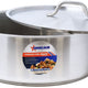 Omcan - 20 QT Stainless Steel Brazier with Cover - 80428